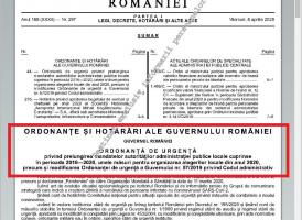 A fost publicată în Monitorul Oficial OUG 44/2020 privind prelungirea mandatelor autorităților administrației publice locale