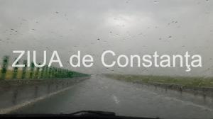 Atenție, șoferi! Pericol de acvaplanare pe Autostrada Soarelui