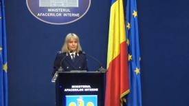 Monica Dajbog, declarații de presă în contextul perchezițiilor desfășurate astăzi