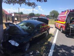 IPJ Tulcea. O șoferiță de 41 de ani a intrat într-un arbore