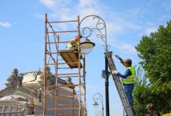 Continuă lucrările de recondiționare, de pe Faleza Cazinoului