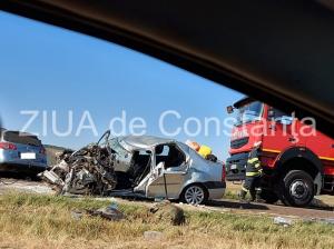 Accident rutier între Hârșova și Stupina, județul Constanța. O persoană, încarcerată (galerie foto)    