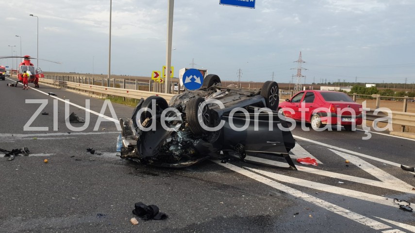 accident rutier grav la valu lui traian la iesire de pe autostrada un autoturism s a rasturnat un om accident rutier grav la valu lui traian la iesire de pe autostrada un autoturism s a rasturnat un om