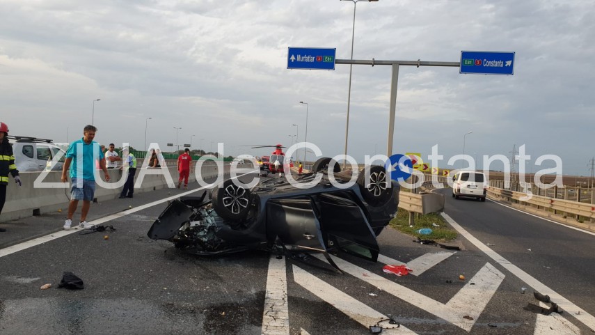 accident rutier grav la valu lui traian la iesire de pe autostrada un autoturism s a rasturnat un om accident rutier grav la valu lui traian la iesire de pe autostrada un autoturism s a rasturnat un om