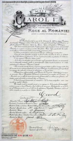 #DobrogeaDigitală Regele Carol I punea, în urmă cu 130 de ani, piatra de temelie a celui mai mare pod fix peste Dunăre  