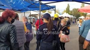 Acțiune anti-Covid a Poliției Constanța în zona Pavilionului Expozițional