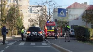 Constanța Accident rutier pe strada Traian. Un pieton rănit  