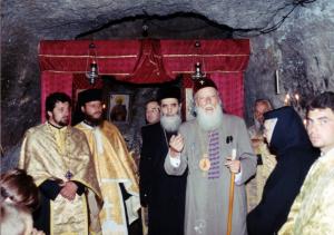 #citeșteDobrogea Prima vizită a patriarhului Teoctist la Peștera Sf. Andrei