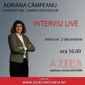 #alegeriparlamentare2020 Adriana Câmpeanu, candidat PNL, la Camera Deputaților, vine la ZIUA Electorală