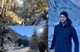 Excursie în Munții Făgărașului Horia Tecău, „umil și recunoscător” în fața măreției naturii