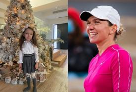 Nepoțica Simonei Halep, „îngeraș” lângă bradul de Crăciun