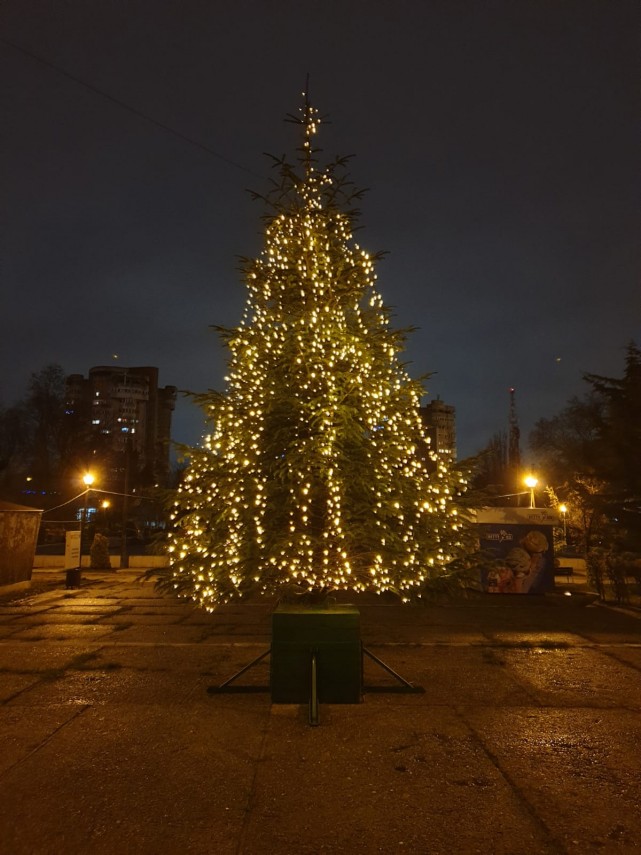 parcul de la gara constanta impodobit de un lant de hipermarket uri 736116 parcul de la gara constanta impodobit de un lant de hipermarket uri 736116