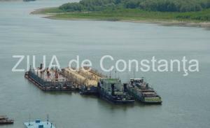 Eveniment naval, pe Dunăre, provocat împingătorul unui convoi de barje  
