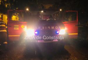 Constanța. Pompierii solicitați să intervină pe Lacul Tăbăcărie-Zona Sat vacanță    