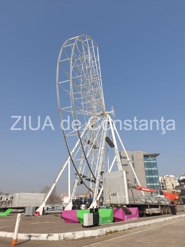 galerie foto demontarea rotii panoramice de la poarta 1 aproape de final 740932 galerie foto demontarea rotii panoramice de la poarta 1 aproape de final 740932