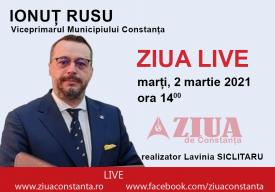 Viceprimarul Constanţei,  Ionuţ Rusu vine la ZIUA Live.  Va fi modificat regulamentul parcărilor din municipiu?       