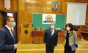 Ambasadoarea Frantei, Excelenta Sa, doamna Laurence Auer, in vizita la CNMB  