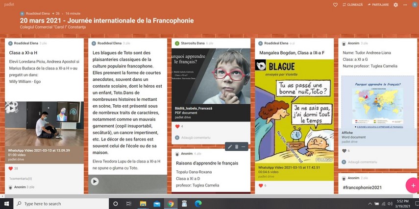 de ziua internationala a francofoniei liceenii de la colegiul carol i au transferat sarbatoarea online de ziua internationala a francofoniei liceenii de la colegiul carol i au transferat sarbatoarea online