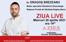 ZIUA LIVE. Despre prevenția cancerului de col uterin, cu dr. Dragoș Brezeanu, medic specialist Obstetrică-Ginecologie  