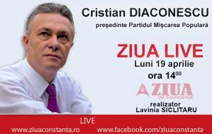 ZIUA LIVE. Cristian Diaconescu vorbește despre mandatul său la conducerea PMP, despre tensiunile de la granița Ucrainei dar și despre noile legi ale Justiției     