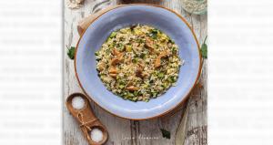 Reţetele zilei Risotto cu macrou, reteta simpla cu orez si legume