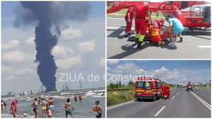 Alertă! Explozie la Rompetrol Midia Năvodari. S-a activat planul Roșu de urgență                          