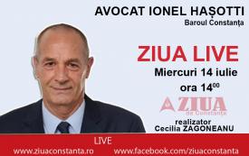 ZIUA LIVE. Avocatul Ionel Hașotti, din cadrul Baroului Constanța, despre provocările continue ale acestei frumoase, dar solicitante profesii