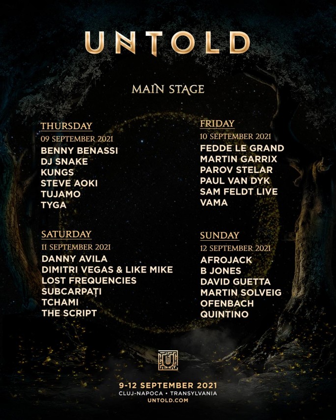 programul complet al festivalului untold 2021 755876 programul complet al festivalului untold 2021 755876