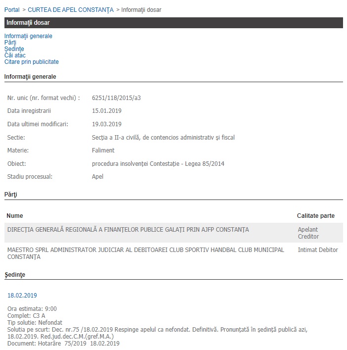 oficial s a terminat decizie importanta pentru handbal club municipal constanta document 757360 oficial s a terminat decizie importanta pentru handbal club municipal constanta document 757360