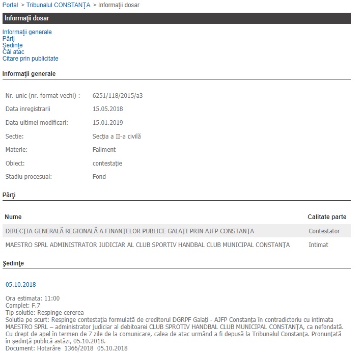 oficial s a terminat decizie importanta pentru handbal club municipal constanta document 757360 oficial s a terminat decizie importanta pentru handbal club municipal constanta document 757360