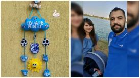 Constanța Decorațiune cu mingi de fotbal și sigla Farului pentru un bebeluș al cărui tată e suporter înfocat al „marinarilor“   