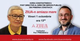 Horia Constantinescu, fost director al Direcției de Servicii Publice din cadrul Primăriei Constanța, invitat la „ZIUA-n amiaza mare“  