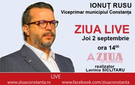 ZIUA LIVE. Viceprimarul Ionuț Rusu față în față cu locuitorii municipiului Constanța  