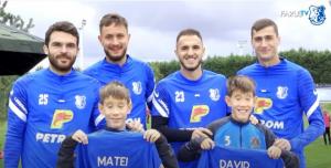 David și Matei Rădoi Singurii gemeni de la Academia Hagi au avut o frumoasă surpriză de ziua lor (galerie foto + video)