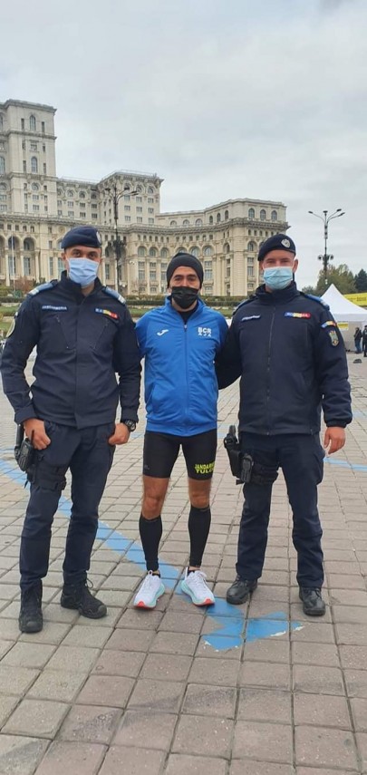 maratonul international bucuresti jandarmul sorin andrici medalie de argint 762361 maratonul international bucuresti jandarmul sorin andrici medalie de argint 762361