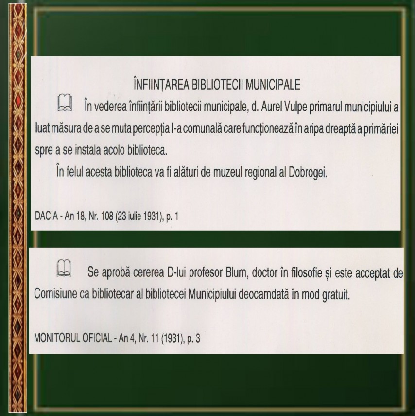 biblioteca judeteana constanta implineste anul acesta 90 de ani se pregateste un volum aniversar galerie biblioteca judeteana constanta implineste anul acesta 90 de ani se pregateste un volum aniversar galerie