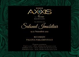 AXXIS Nova Resort & SPA,  la Salonul Imobiliar Bucureşti (19-21 noiembrie 2021)