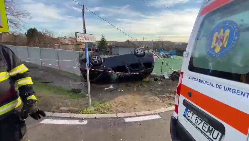 update judetul constanta o persoana a fost ranita dupa ce un autoturism s a rasturnat la iesire din murfatlar update judetul constanta o persoana a fost ranita dupa ce un autoturism s a rasturnat la iesire din murfatlar