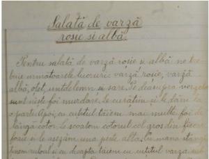 GastroArt Salată de varză roșie și albă (rețetă din 1931)