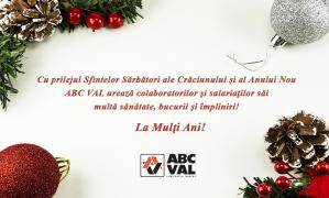 ABC VAL, mesaj de Crăciun și de Anul Nou