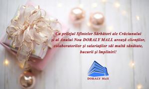 Doraly Mall, mesaj de Crăciun și de Anul Nou