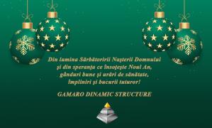 Gamaro Dinamic Structure, mesaj de Crăciun și de Anul Nou